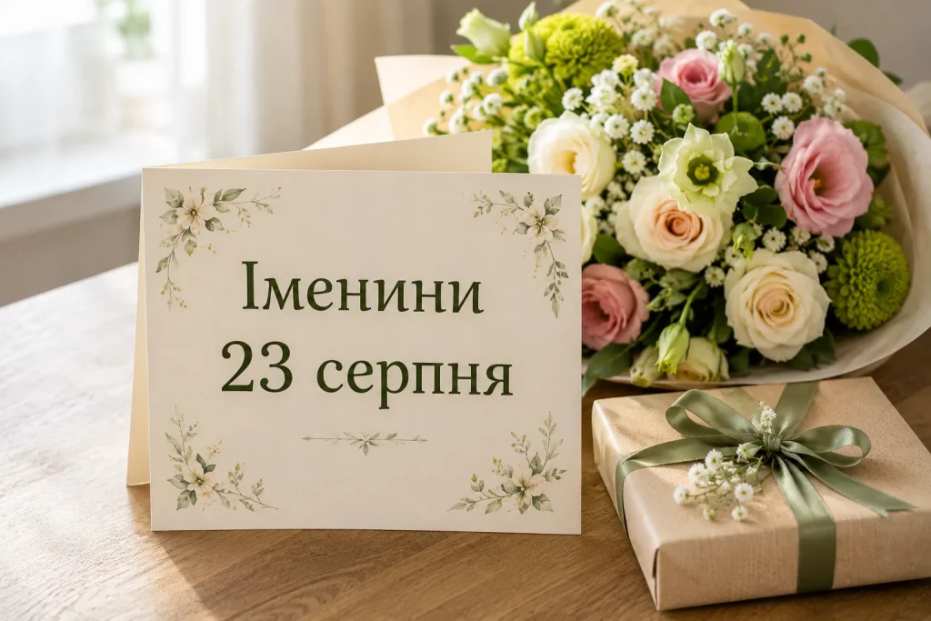 открытка к Дню ангела 23 августа