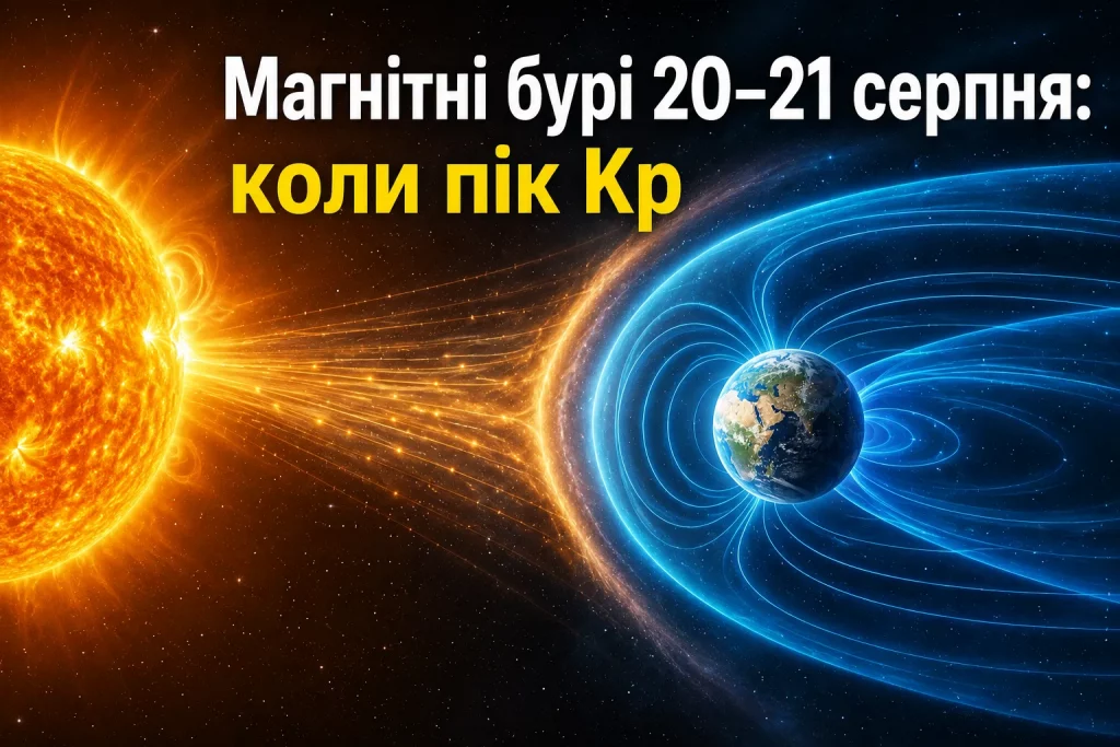Магнитная буря 20 и 21 августа: точный прогноз Kp и опасные часы Магнитная буря 20 и 21 августа: точный прогноз Kp и опасные часы