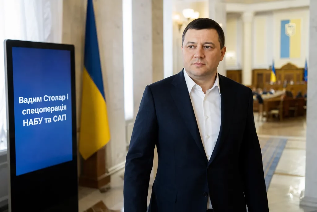 Вадим Столар в здании Верховной Рады Украины