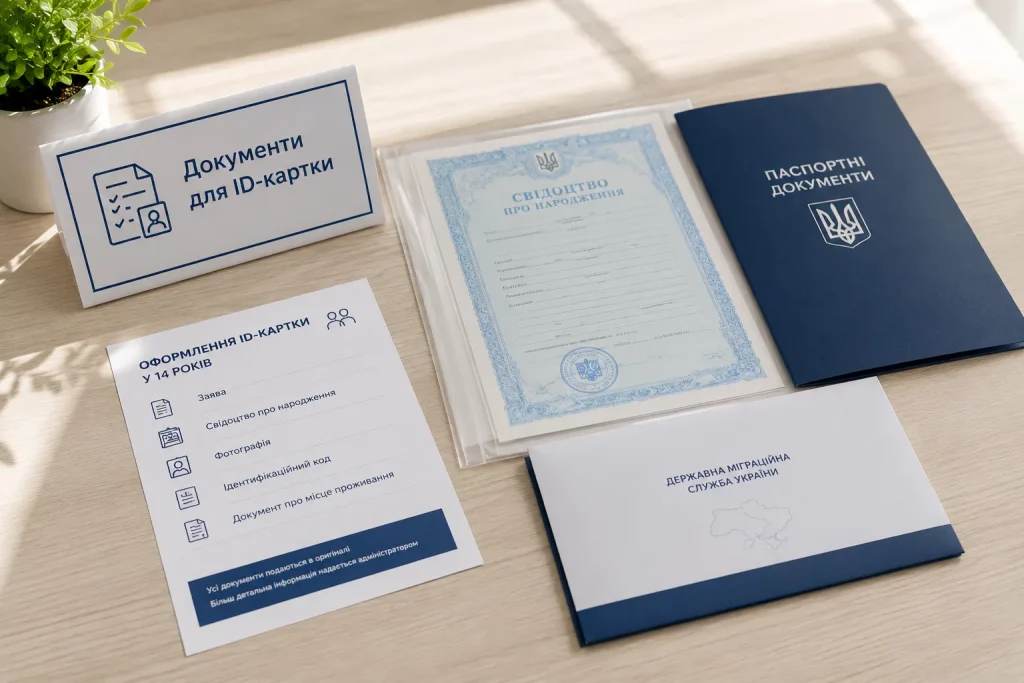 документы для оформления первого паспорта ребенку