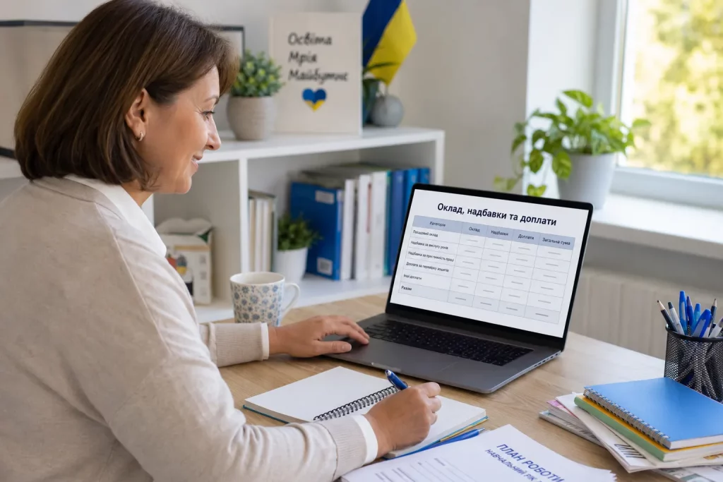 педагог проверяет начисления заработной платы