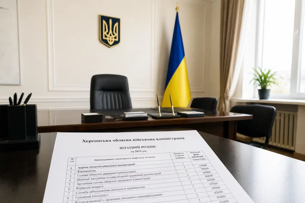 В Херсонской ОВА меняют штат: какие подразделения сократят и что изменится