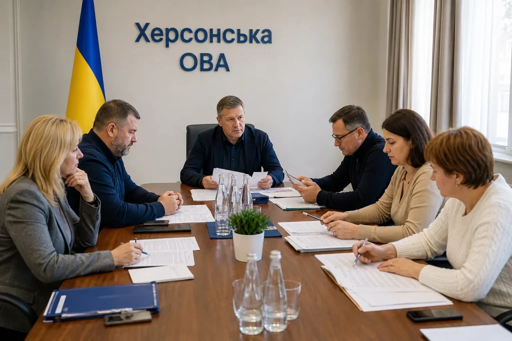 заседание руководства Херсонской ОВА
