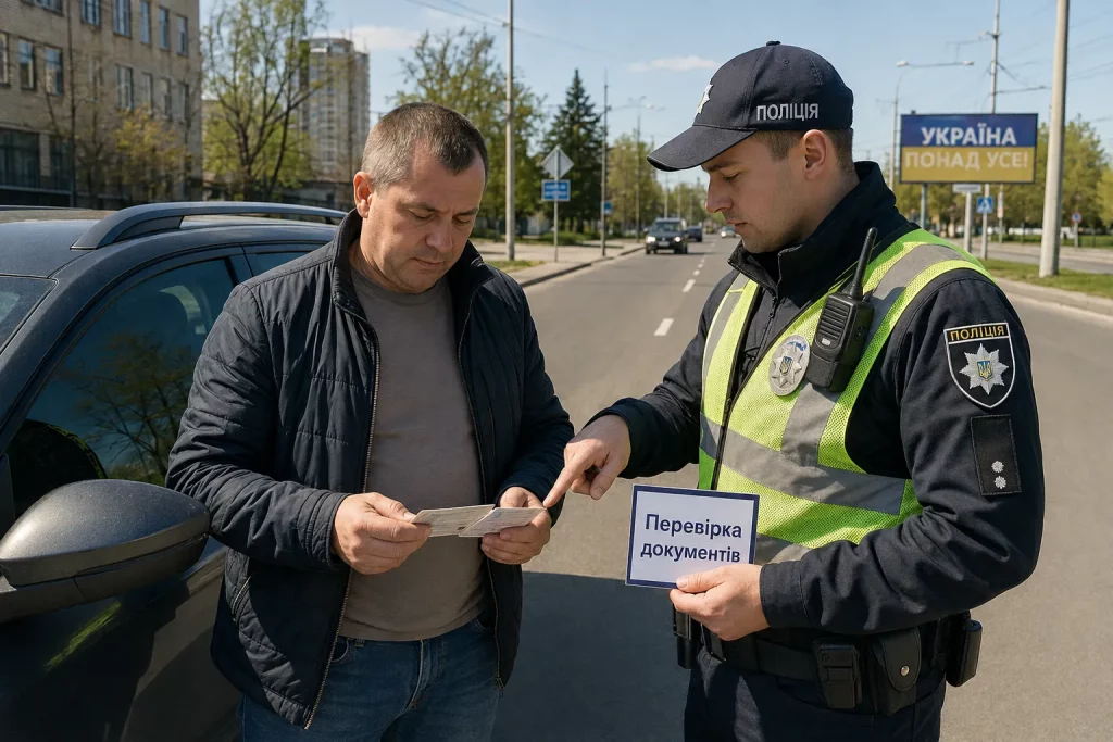 проверка документов полицейским