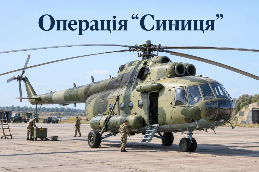 военно-транспортный вертолет Ми-8 на аэродроме