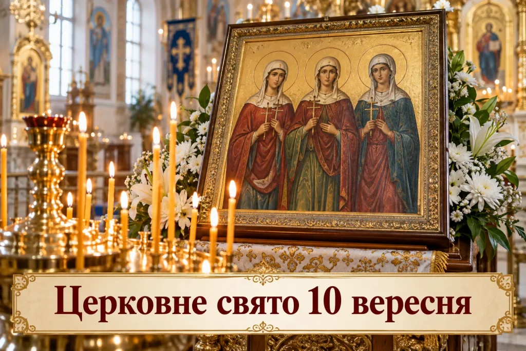 Какой церковный праздник в Украине 10 сентября 2026 года: кого почитают, традиции и запреты дня