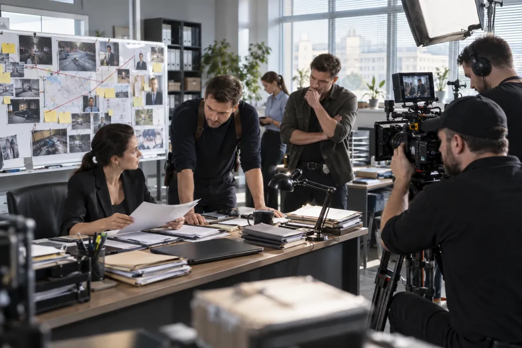 съемочная площадка третьего сезона сериала «Парочка слідчих»