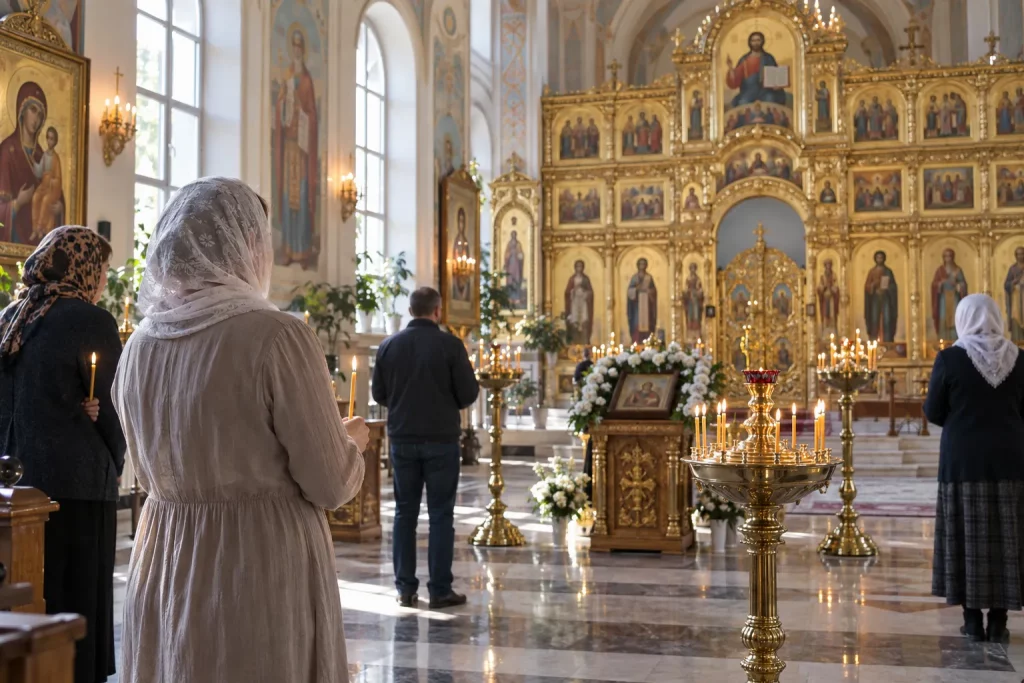 Молитва в православном храме 11 сентября