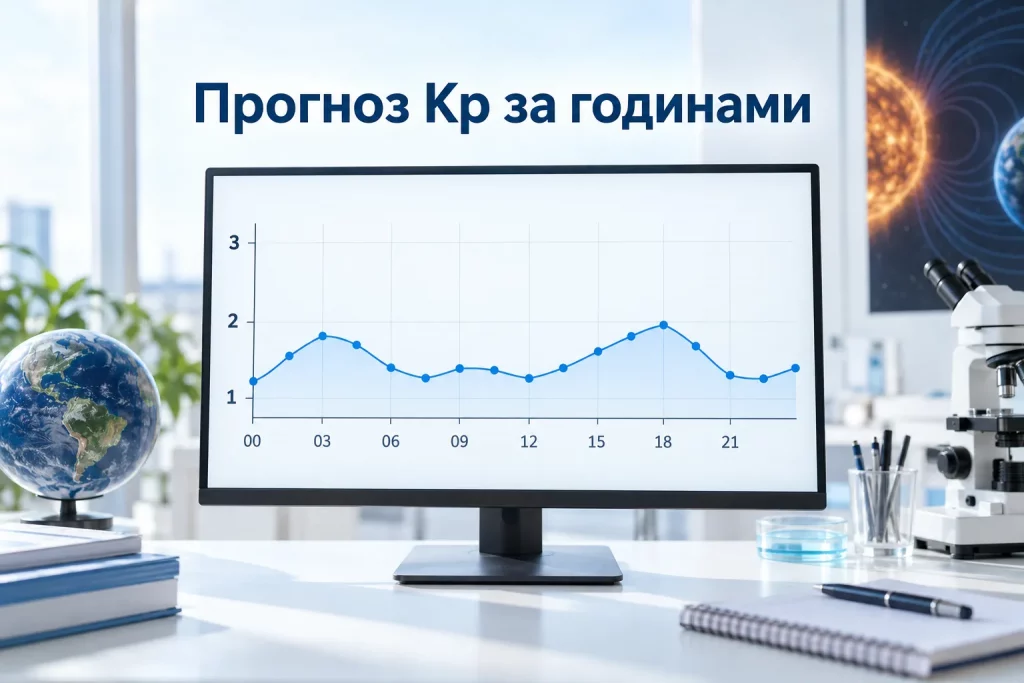 График индекса Kp на 12–13 сентября