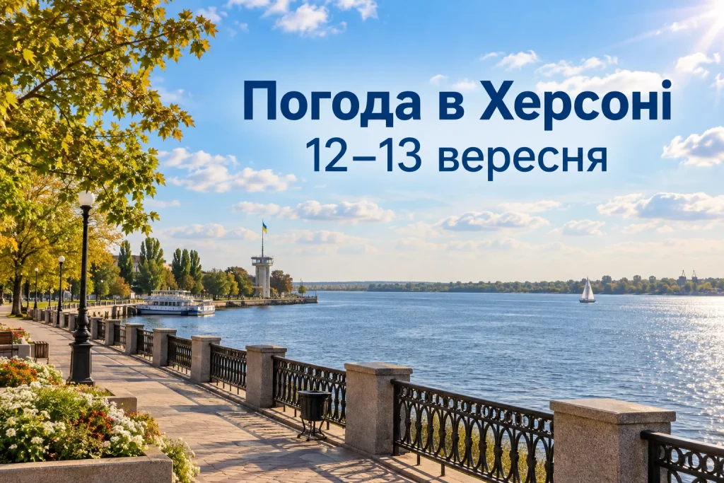 Погода в Херсоне и области на выходных 12–13 сентября: жара сменится прохладой и дождем Погода в Херсоне и области на выходных 12–13 сентября: жара сменится прохладой и дождем