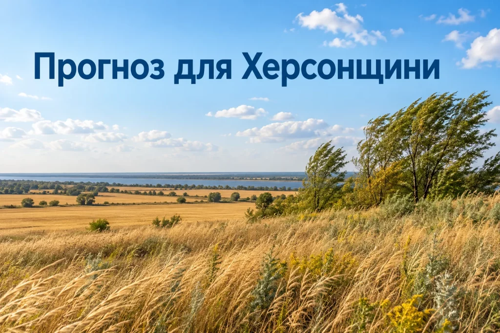 Температура воздуха в районах Херсонской области