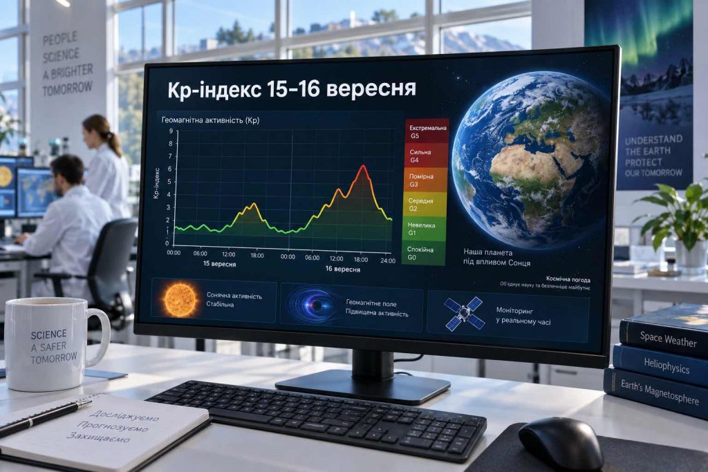 Kp вырастет к ночи: прогноз магнитных бурь на 15–16 сентября 2026