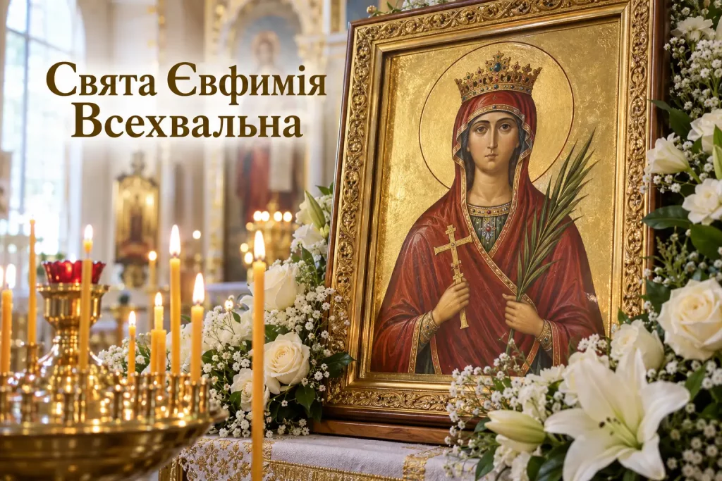 икона святой великомученицы Евфимии Всехвальной