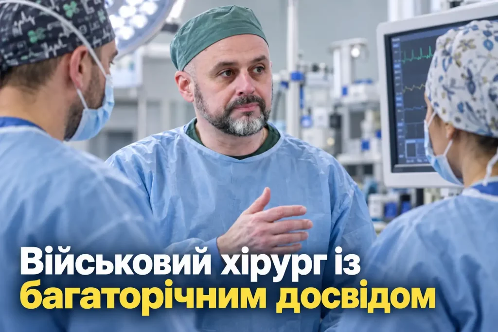 онстантин Гуменюк во время работы в военном госпитале