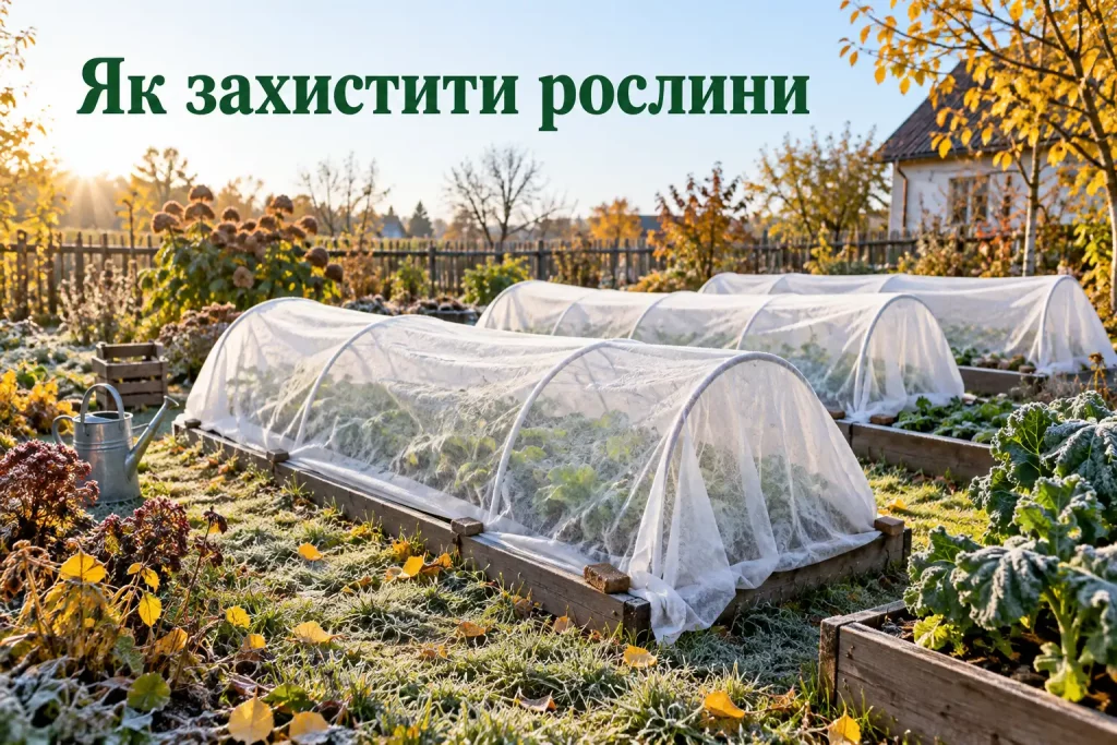 растения, защищенные от ночного заморозка