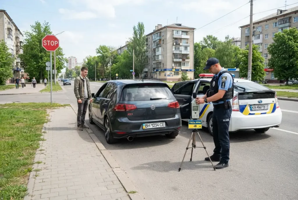 Как будут штрафовать водителей слишком шумных авто и мотоциклов