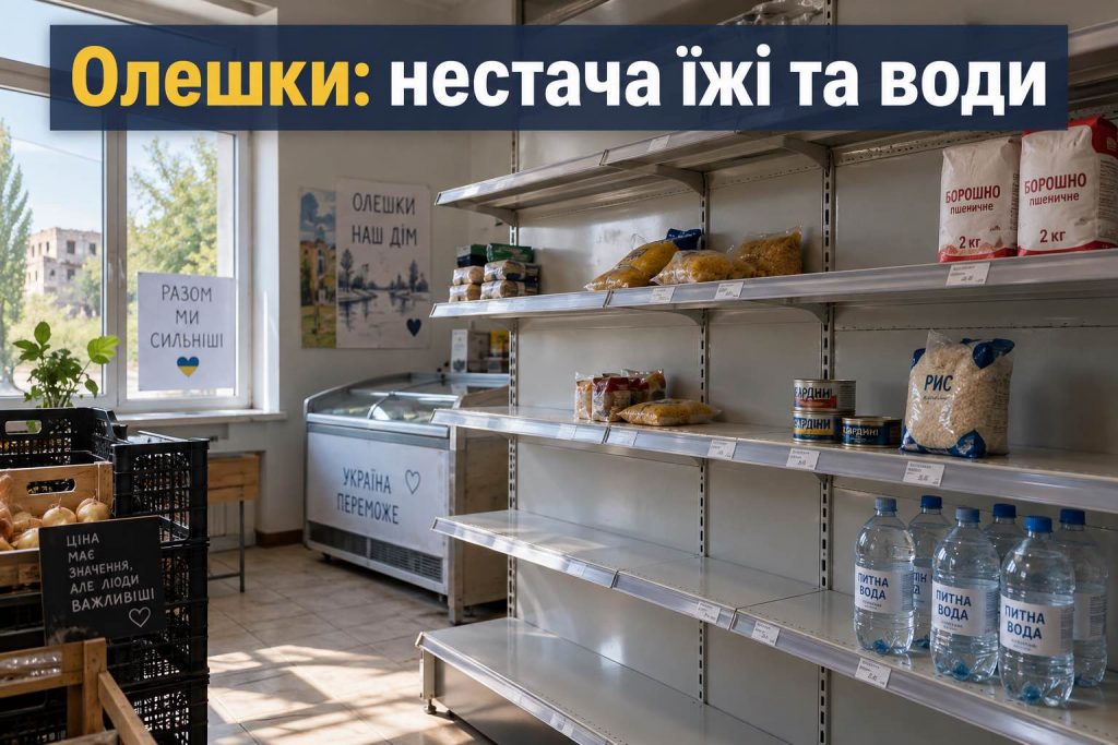 Гуманитарная катастрофа в Олешках: почему люди не могут выехать и как записаться на эвакуацию