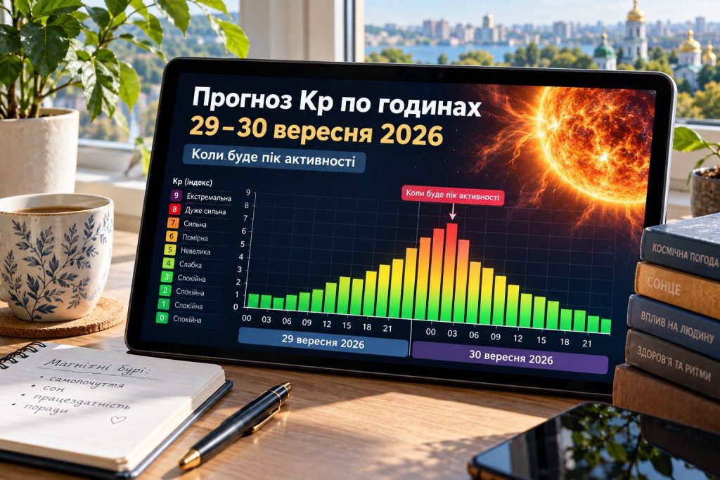 Солнечная активность 29–30 сентября 2026: будет ли магнитная буря и когда ждать пик