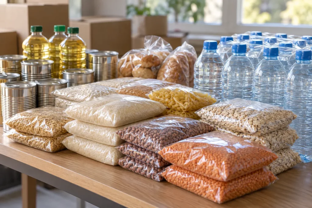 гуманитарные продуктовые пакеты