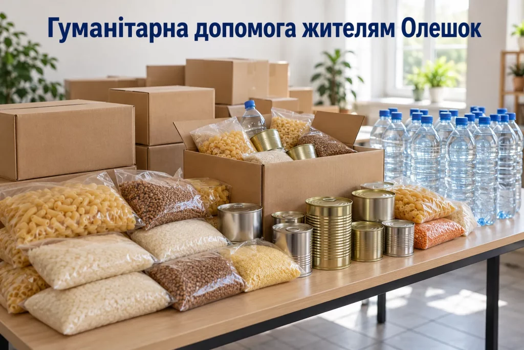разрушенные жилые дома и повреждённая инфраструктура в оккупированных Олешках
