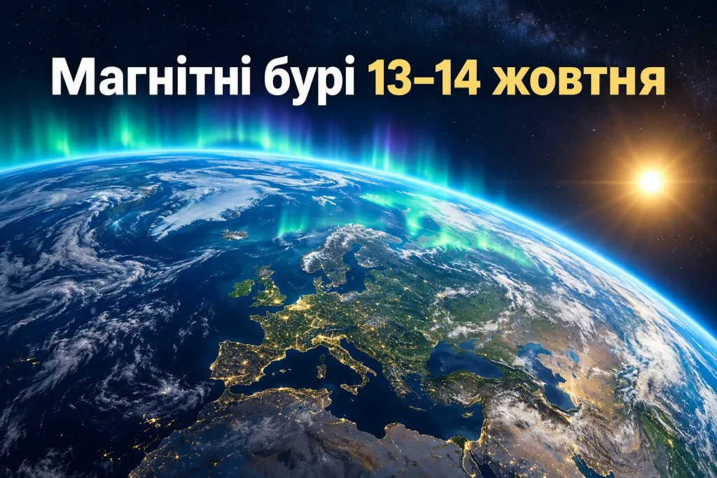 Магнитные бури 13–14 октября 2026 года: прогноз Kp по часам, пик и советы метеозависимым