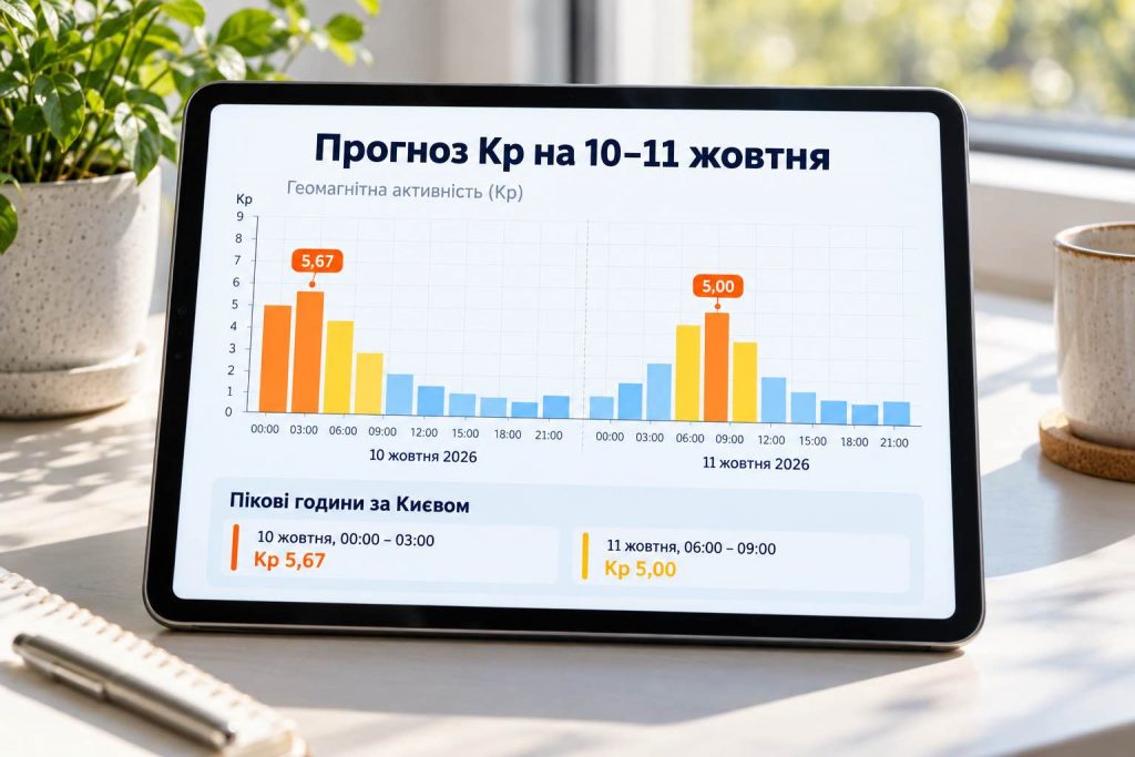 Магнитные бури 10–11 октября 2026: когда ударит сильнее всего и что нельзя делать в часы пика