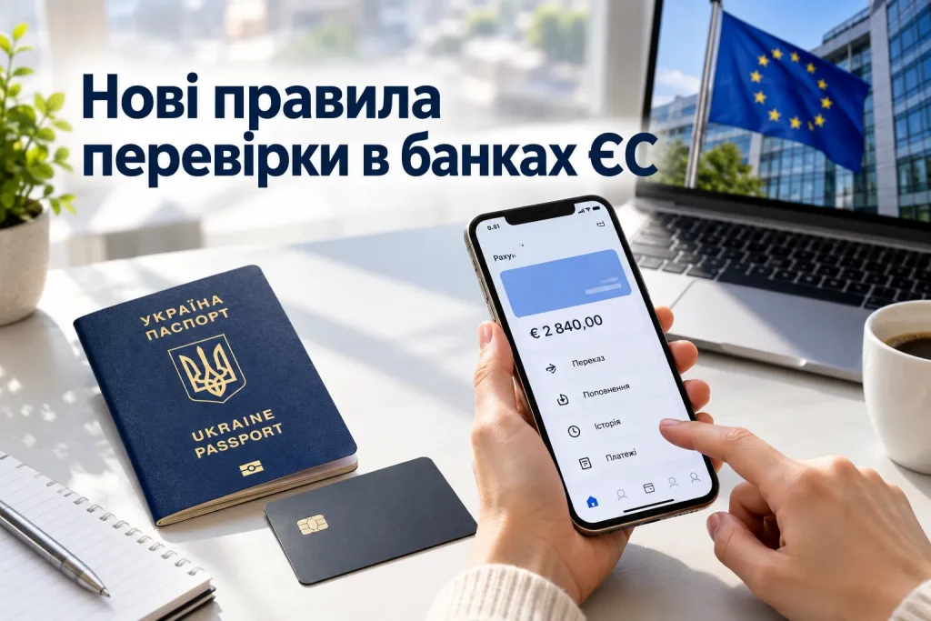 Украинцев будут проверять в банках ЕС по единым правилам: что изменится