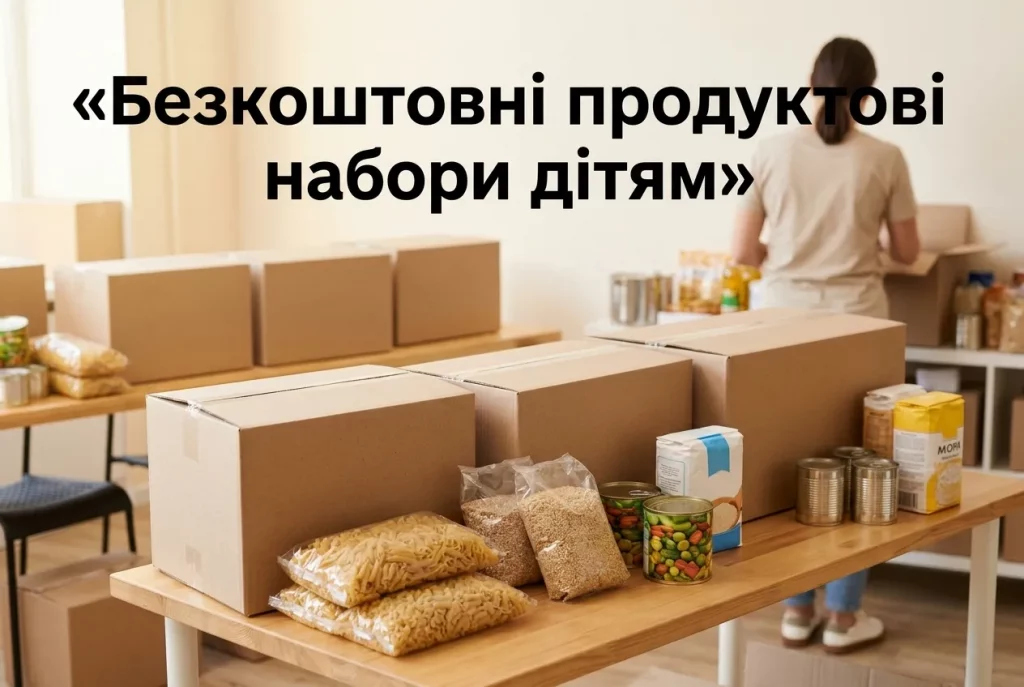 Красный Крест раздает продуктовые наборы детям в Киеве. Кто может получить помощь
