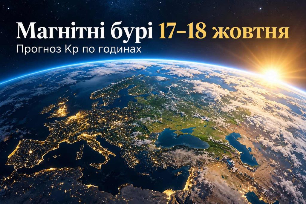 Магнитные бури на выходных 17 и 18 октября: точный прогноз Kp по часам и опасные периоды
