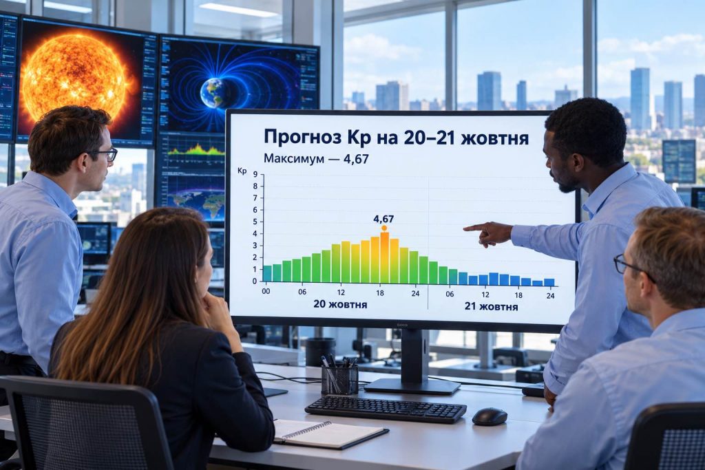Магнитная буря накроет Землю 20 октября: точный прогноз Kp-индекса на два дня