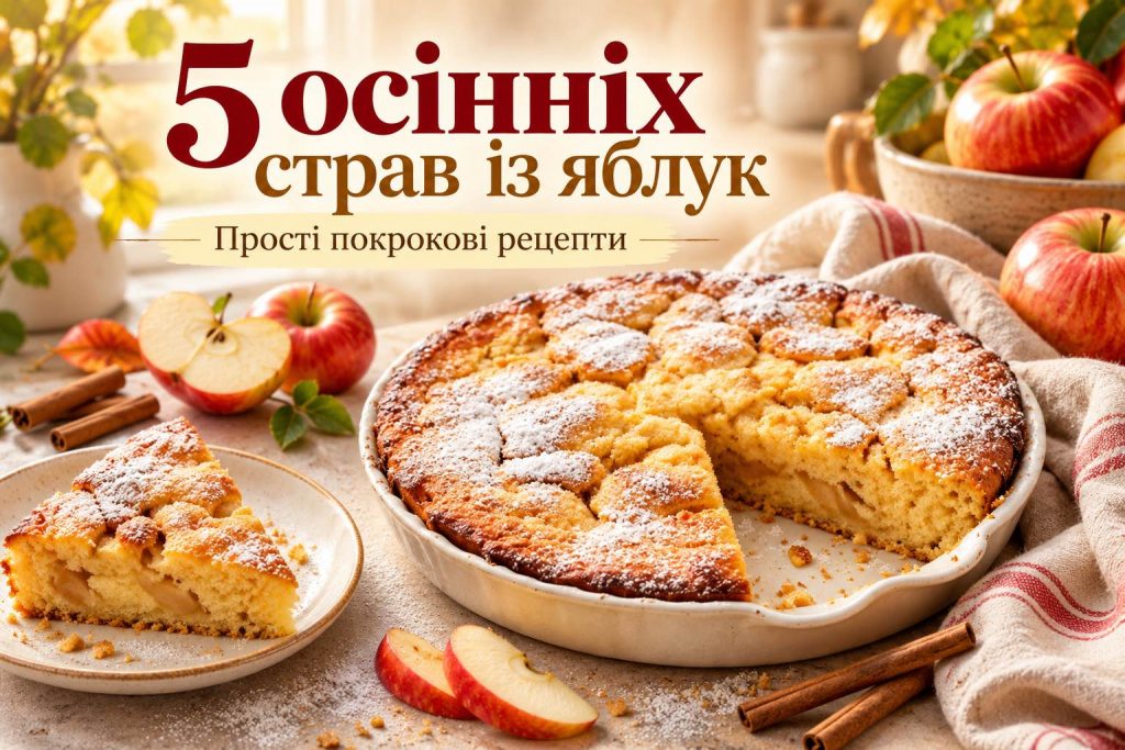 5 осенних блюд с яблоками, которые легко приготовить дома: простые и вкусные рецепты