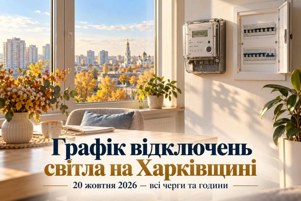 Когда не будет света на Харьковщине 20 октября: актуальный график Когда не будет света на Харьковщине 20 октября: актуальный график