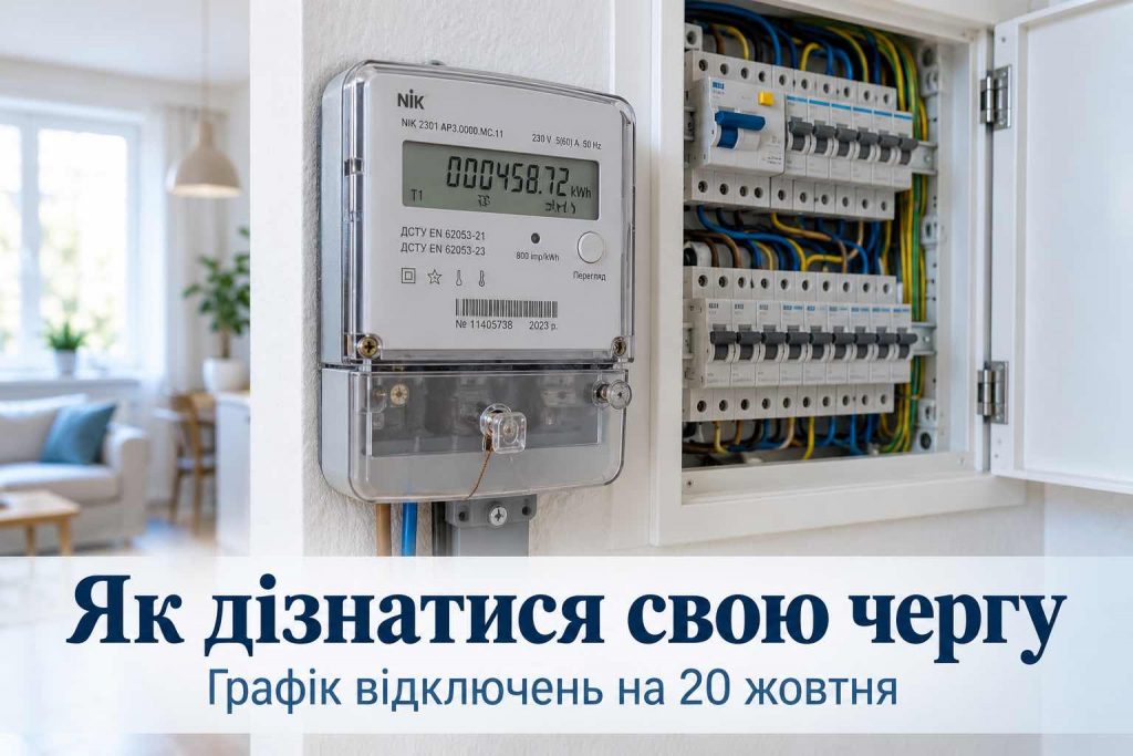 Когда не будет света на Харьковщине 20 октября: актуальный график