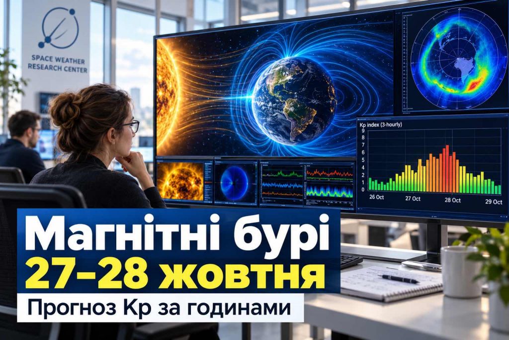 Магнитные бури 27-28 октября 2026: когда самые активные часы и как защитить здоровье