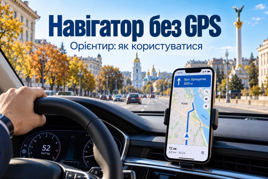 В Украине запустили навигатор без GPS: как работает «Орієнтир» и где его скачать
