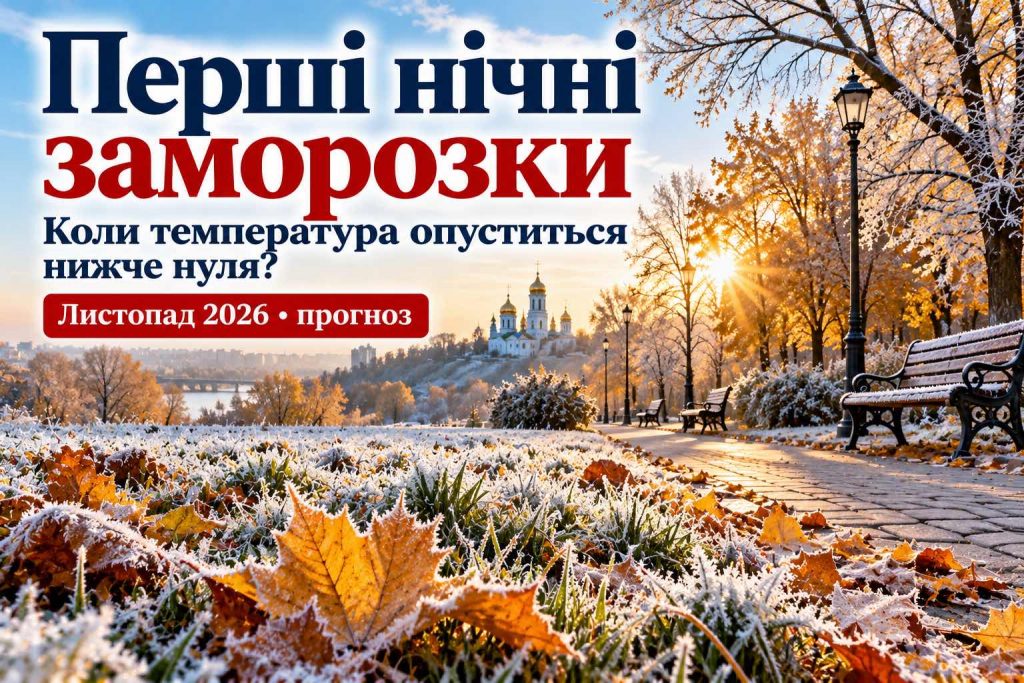 Когда в Украине выпадет первый снег и ударят морозы: синоптики назвали точные даты