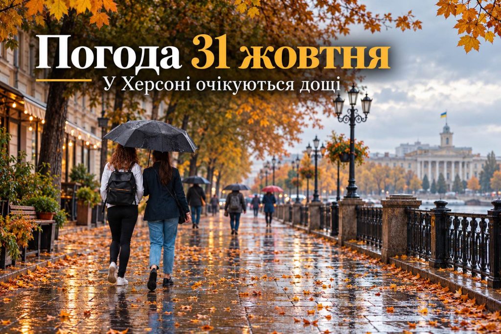 Дожди сменятся похолоданием: какая погода ждет Херсон и область выходные 31 октября и 1 ноября