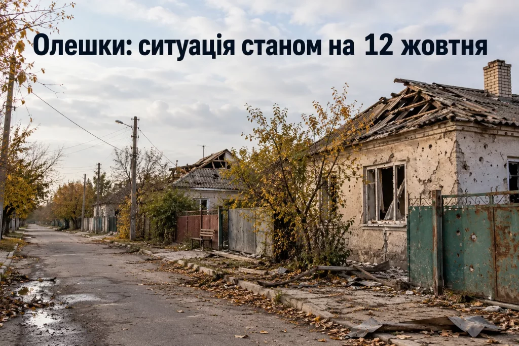 Олешки на 12 октября 2026 года: как выживают жители и что рассказывают спасшиеся